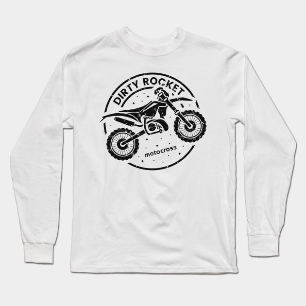 Motocross Long Sleeve T-Shirt by VEKTORKITA